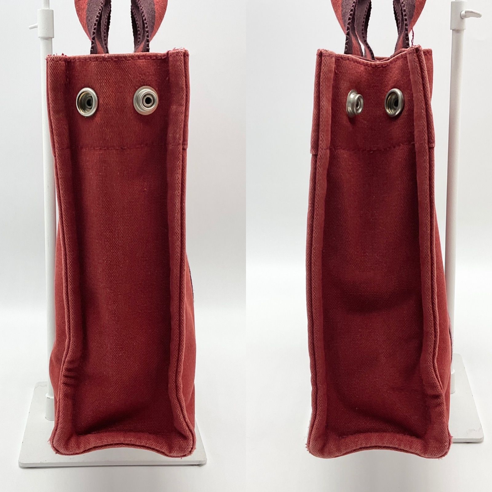 HERMES エルメス フールトゥPM トートバッグ ハンドバッグ コットン 