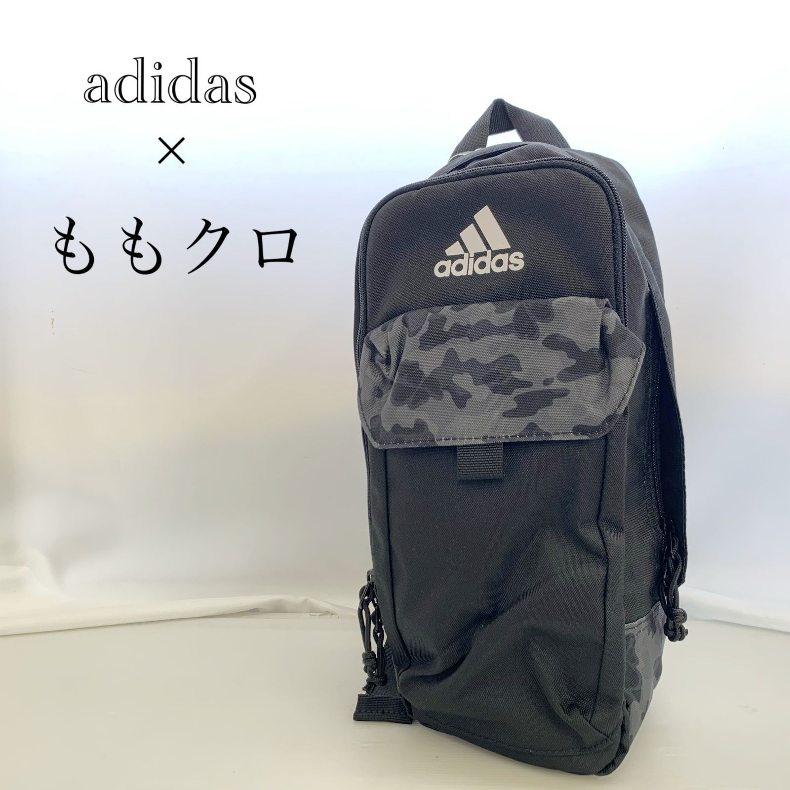 未使用 adidas ポシュレボディバッグ アディダス ももクロ ブラック