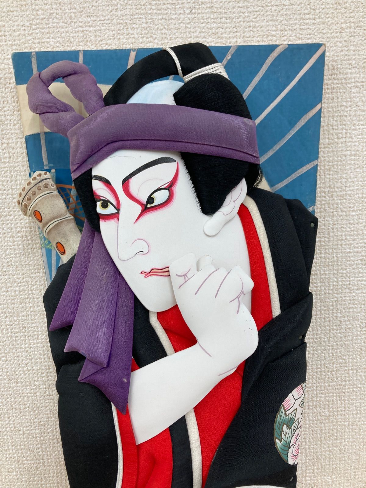 5 江戸 押絵 歌舞伎 木製 羽子板 助六【その他】【2】 - メルカリ