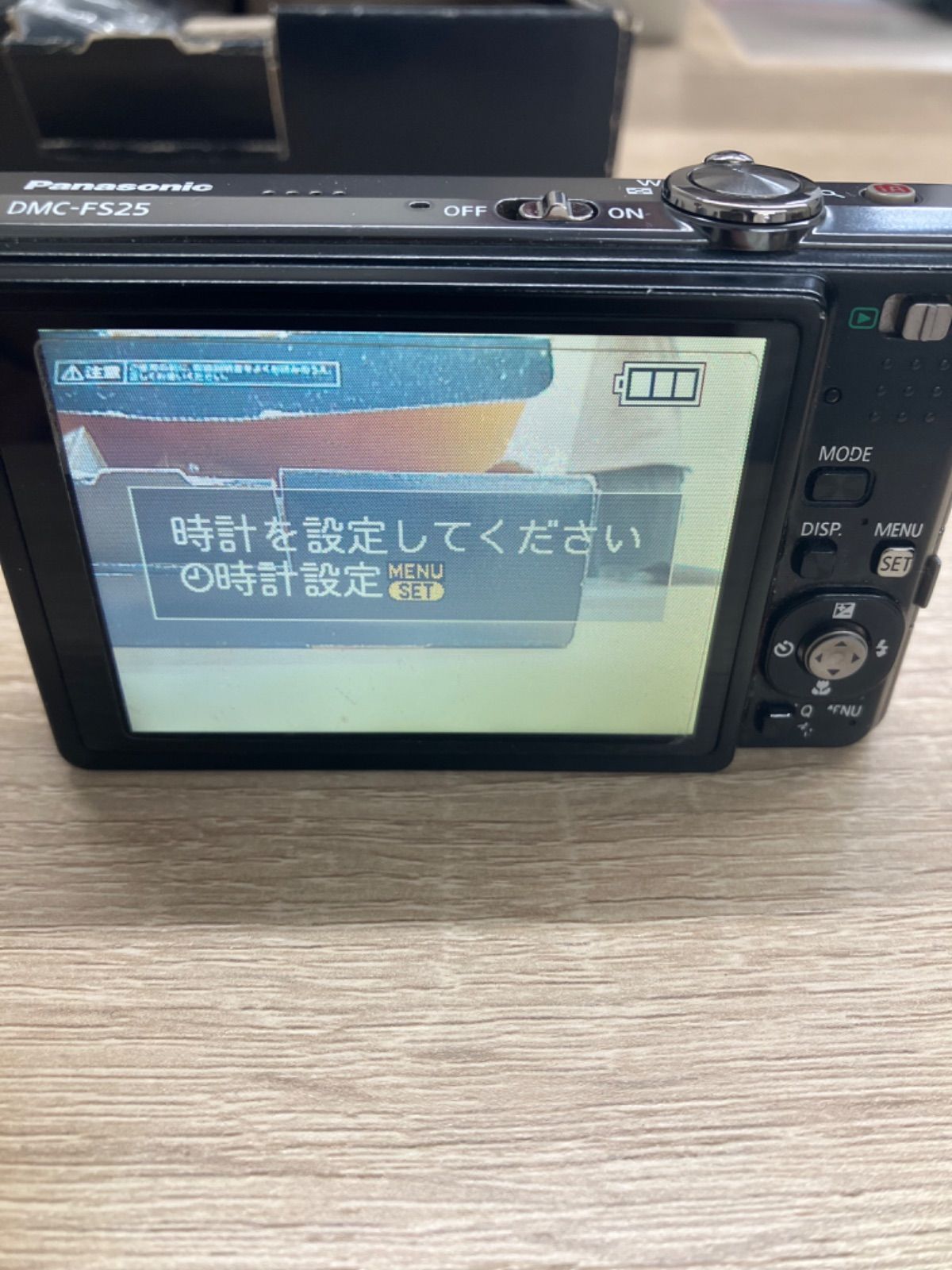 ○3 【通電操作確認済み】 panasonic LUMIX DMC-FS25 デジタルカメラ