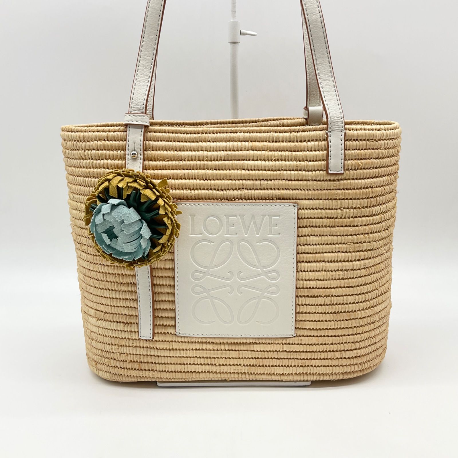 LOEWE ロエベ トートバッグ スモール スクエアバスケットバッグ カゴ