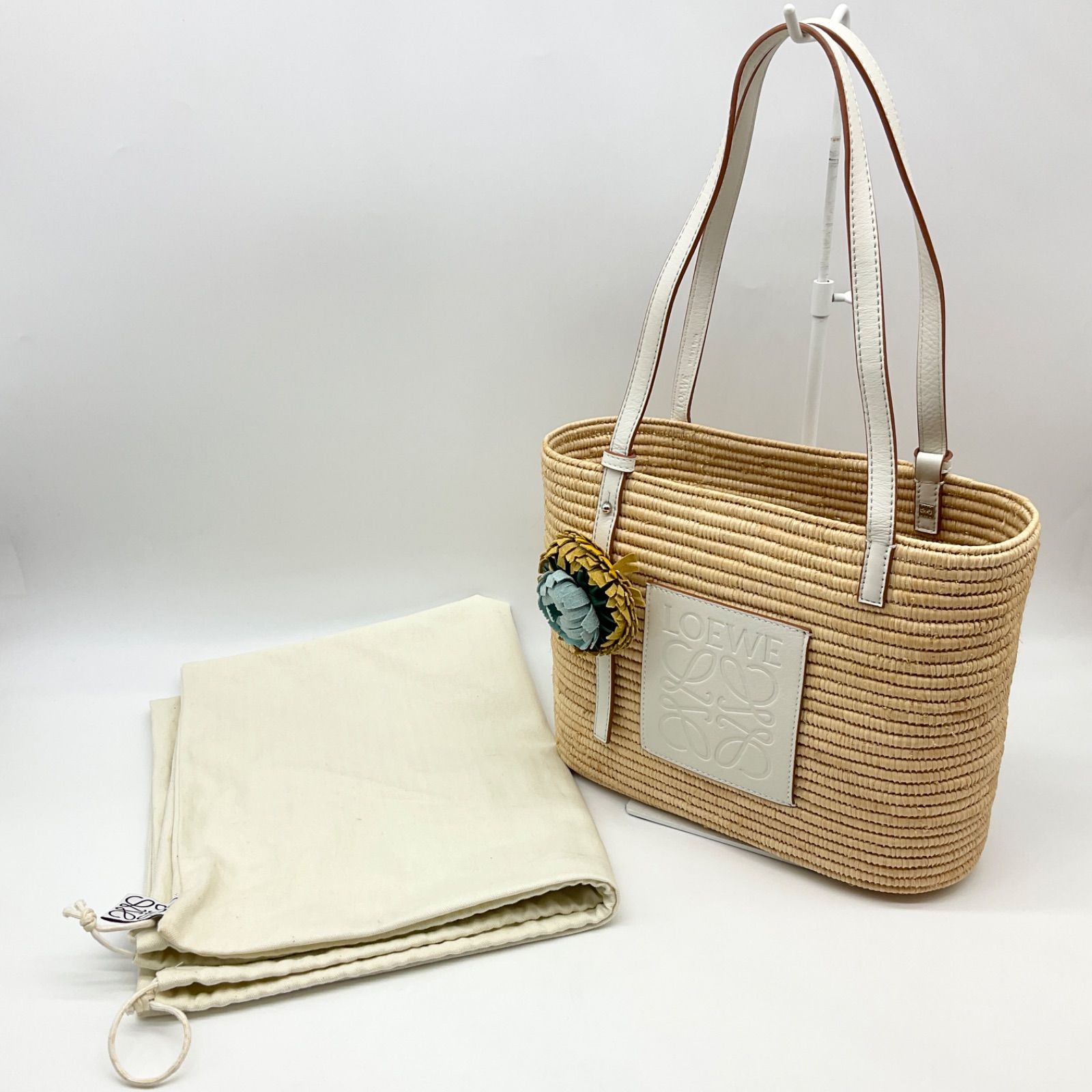 LOEWE ロエベ トートバッグ スモール スクエアバスケットバッグ カゴ