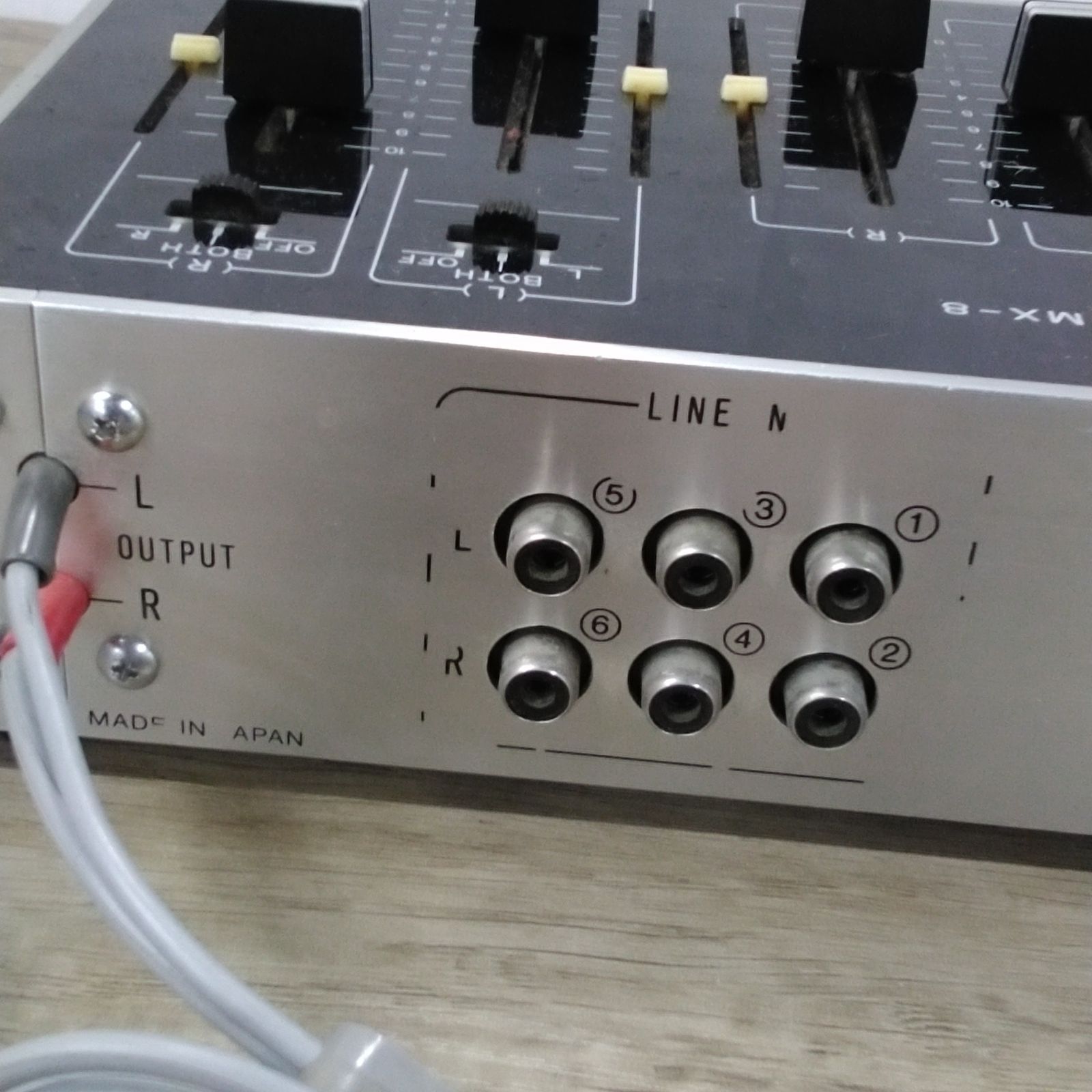 SONY ミキサー MX-8 アナログミキサー パッシブ ソニー 昭和レトロ
