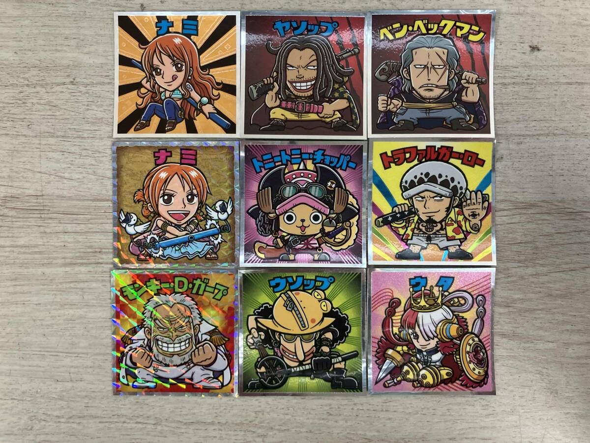 ジャンク ロッテ ワンピースマンシール 9枚セット ステッカー ONEPIECE