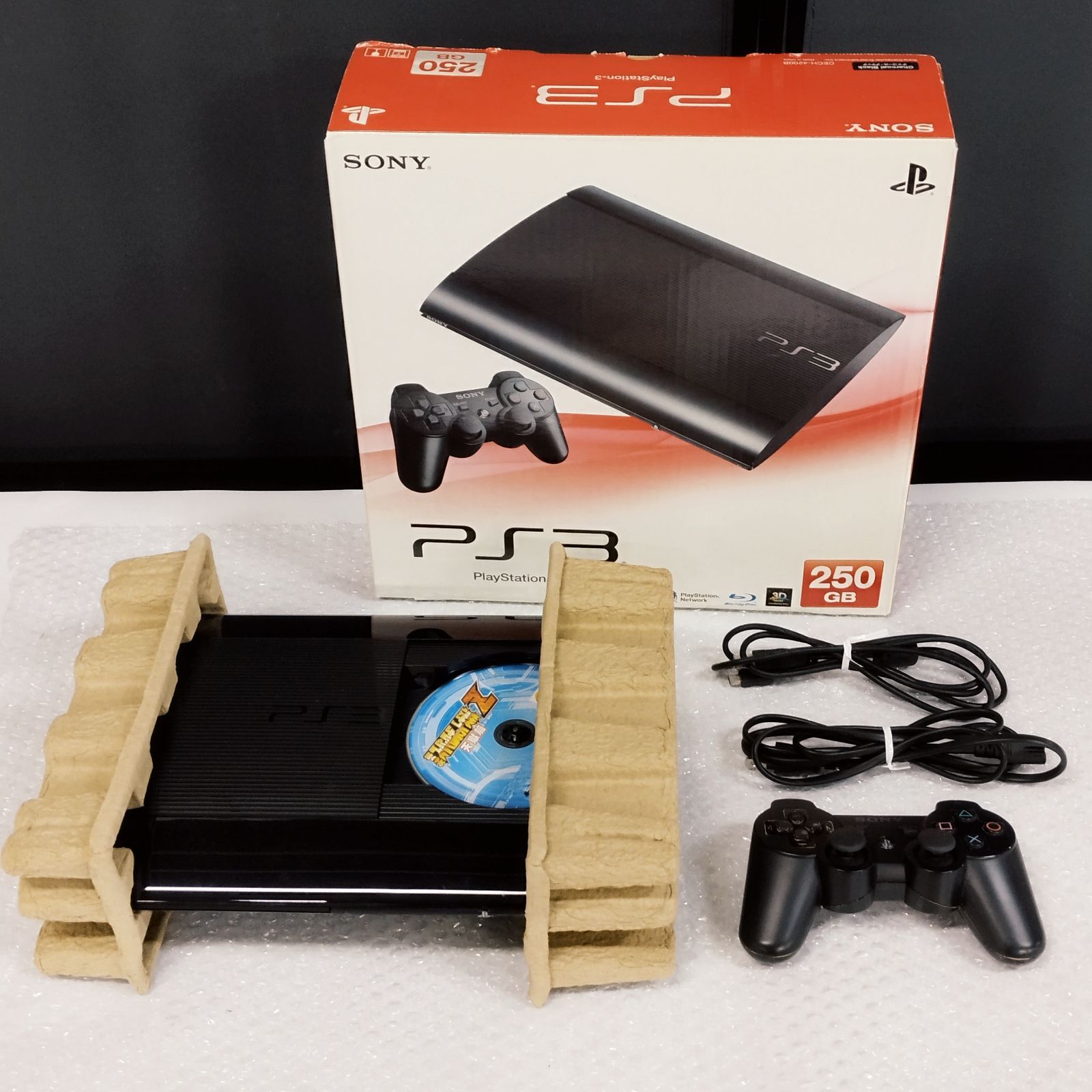 PlayStation3・4一式 大特価 動作品 現状品 ④ PlayStation3:チャコール・ブラック(250GB