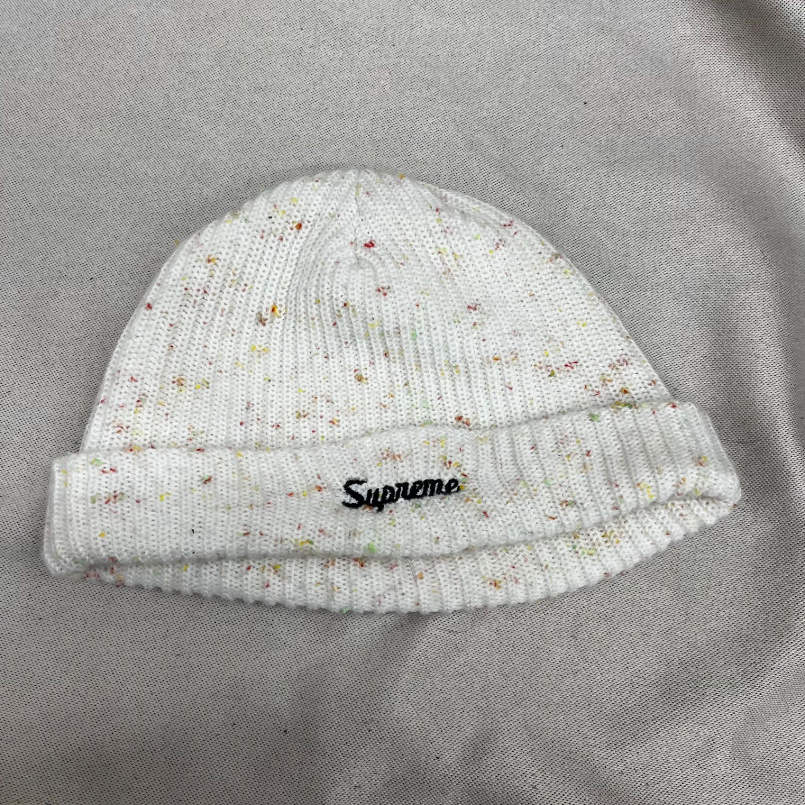 supreme シュプリーム colored speckle beanie ニット帽 バーニー帽