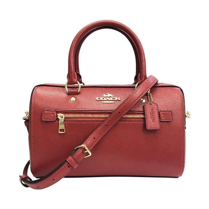 COACH コーチ ローアン サッチェル ハンドバッグ レディース レザー