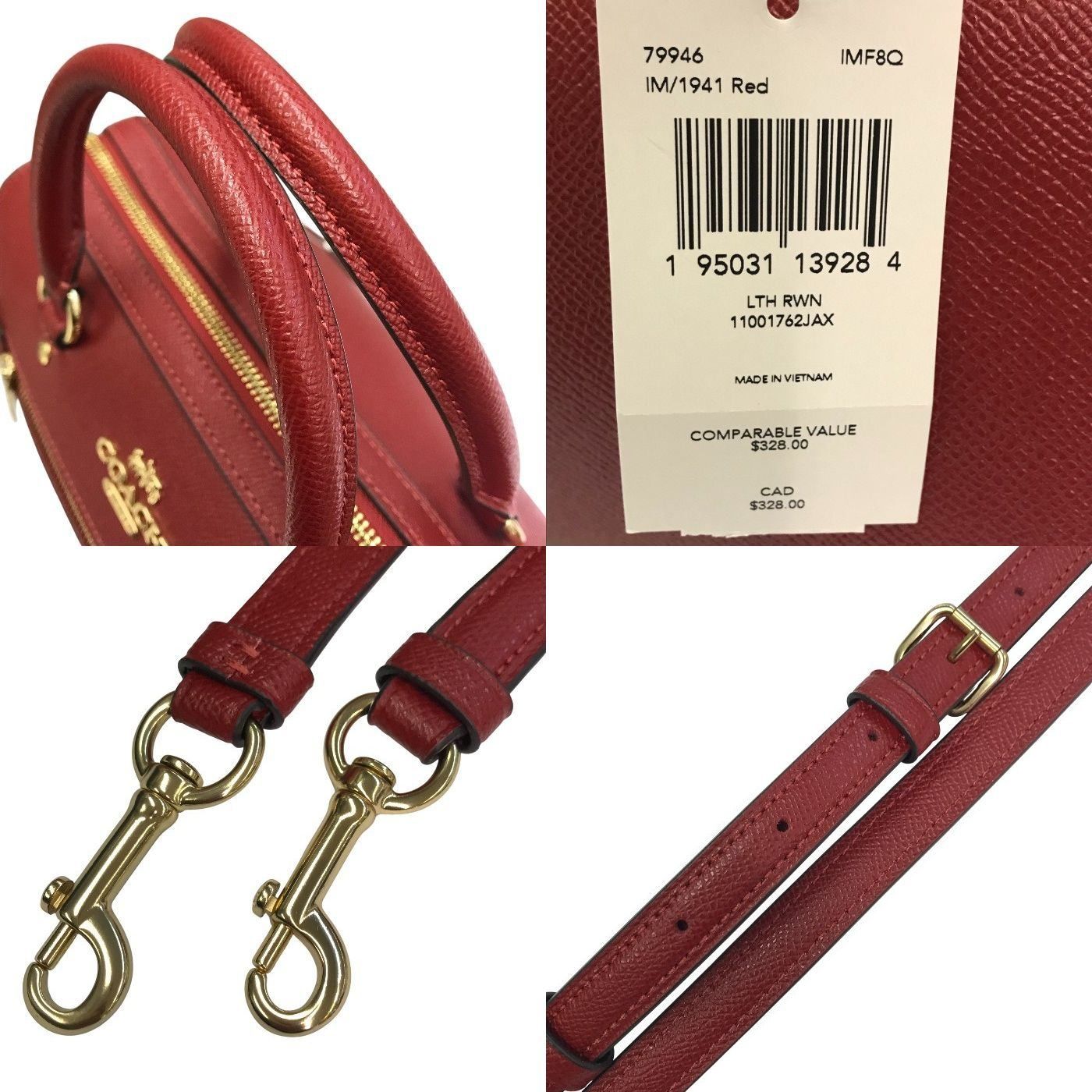 COACH コーチ ローアン サッチェル ハンドバッグ レディース レザー