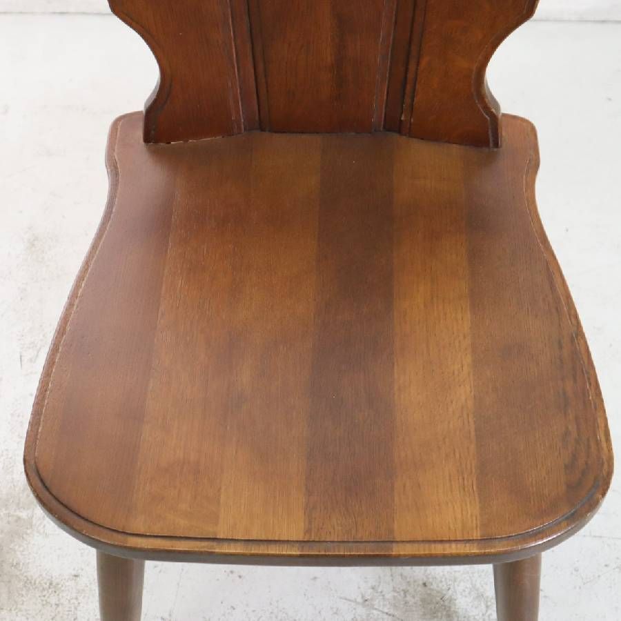 オールドカリモク RUSTIC ルスティック ダイニングチェア 天然木 ナラ