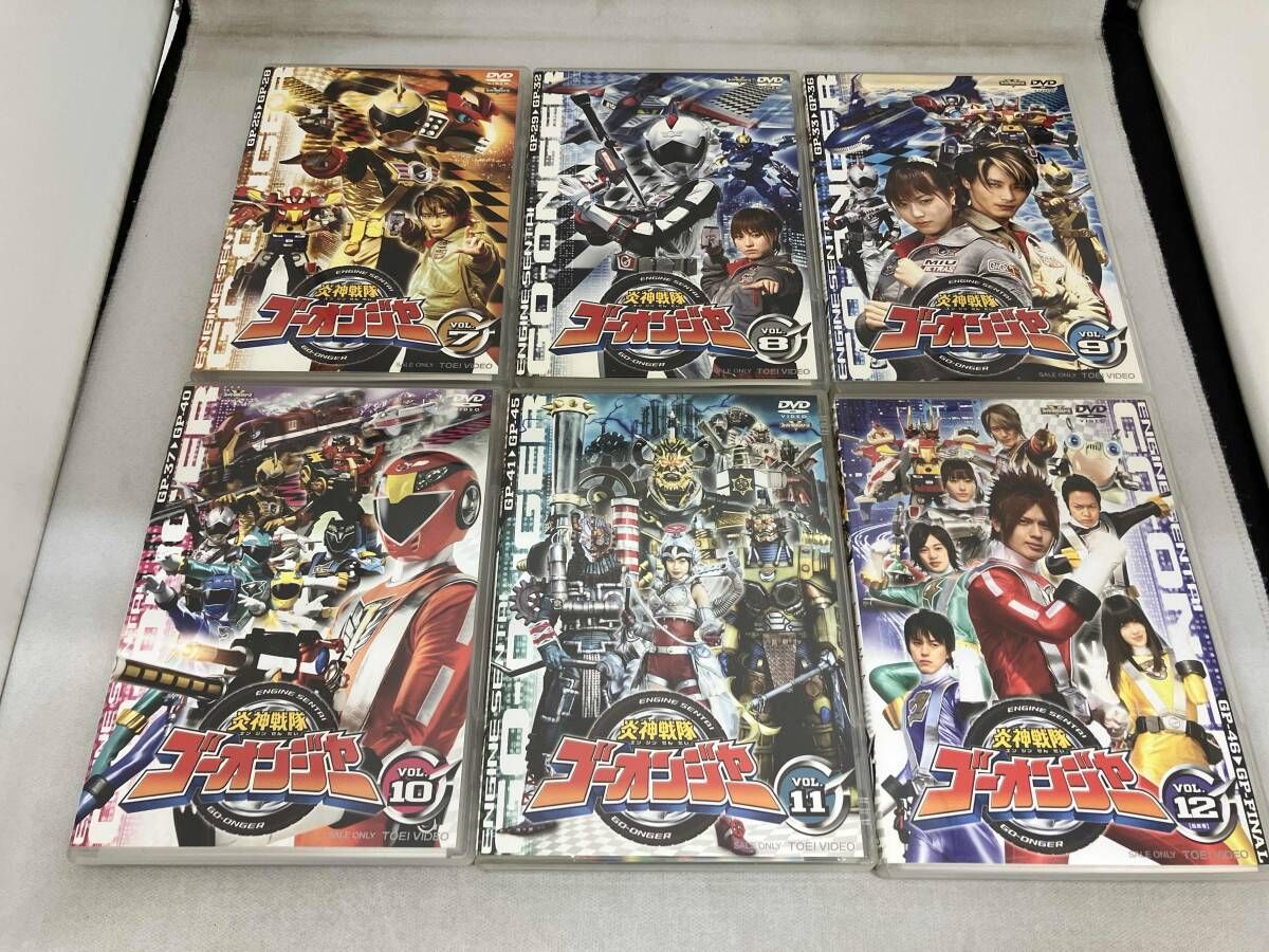 DVD 【※※※】[全12巻セット]炎神戦隊ゴｰオンジャｰ スｰパｰ戦隊シリｰズ