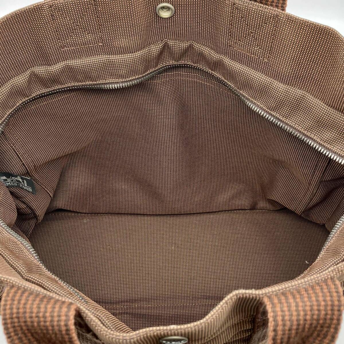 HERMES エルメス エールライン トートPM ハンドバッグ ブラウン - メルカリ