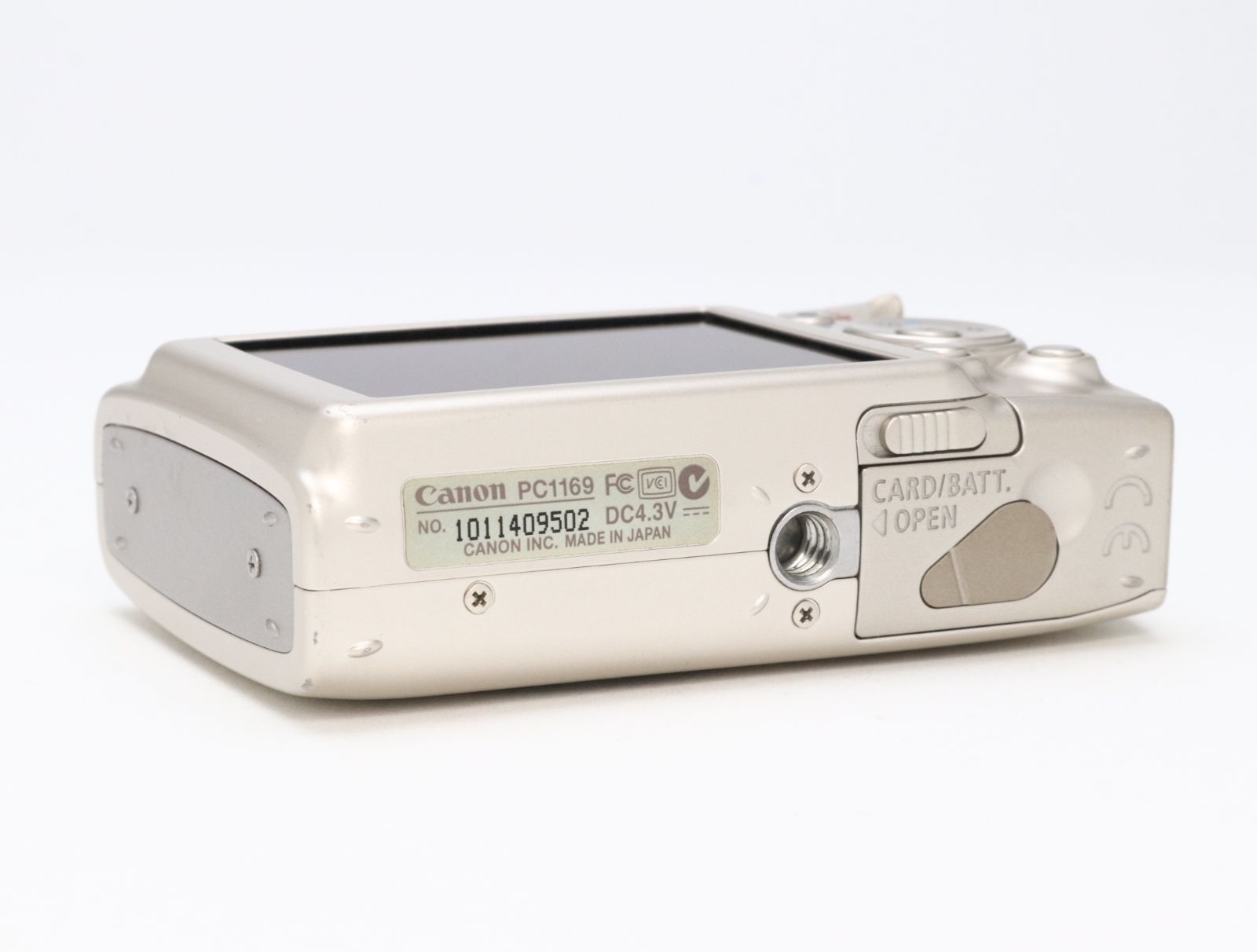 AB+ (良品) Canon キヤノン IXY DIGITAL 700 サテンベージュ 初期不良