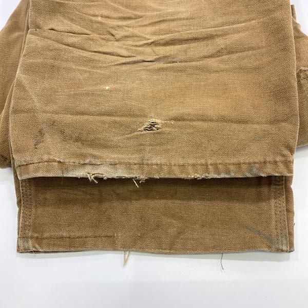 中古】Carhartt 70s 42TALON ダブルニーペインターパンツ ブラウン