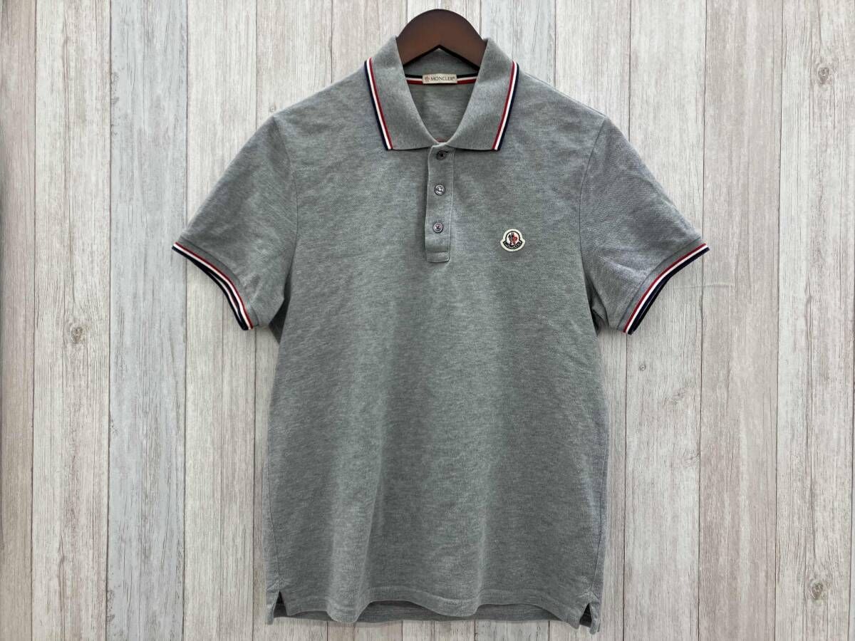 MONCLER／モンクレール／半袖ポロシャツ／S／メンズ／トリコリブ／ワン