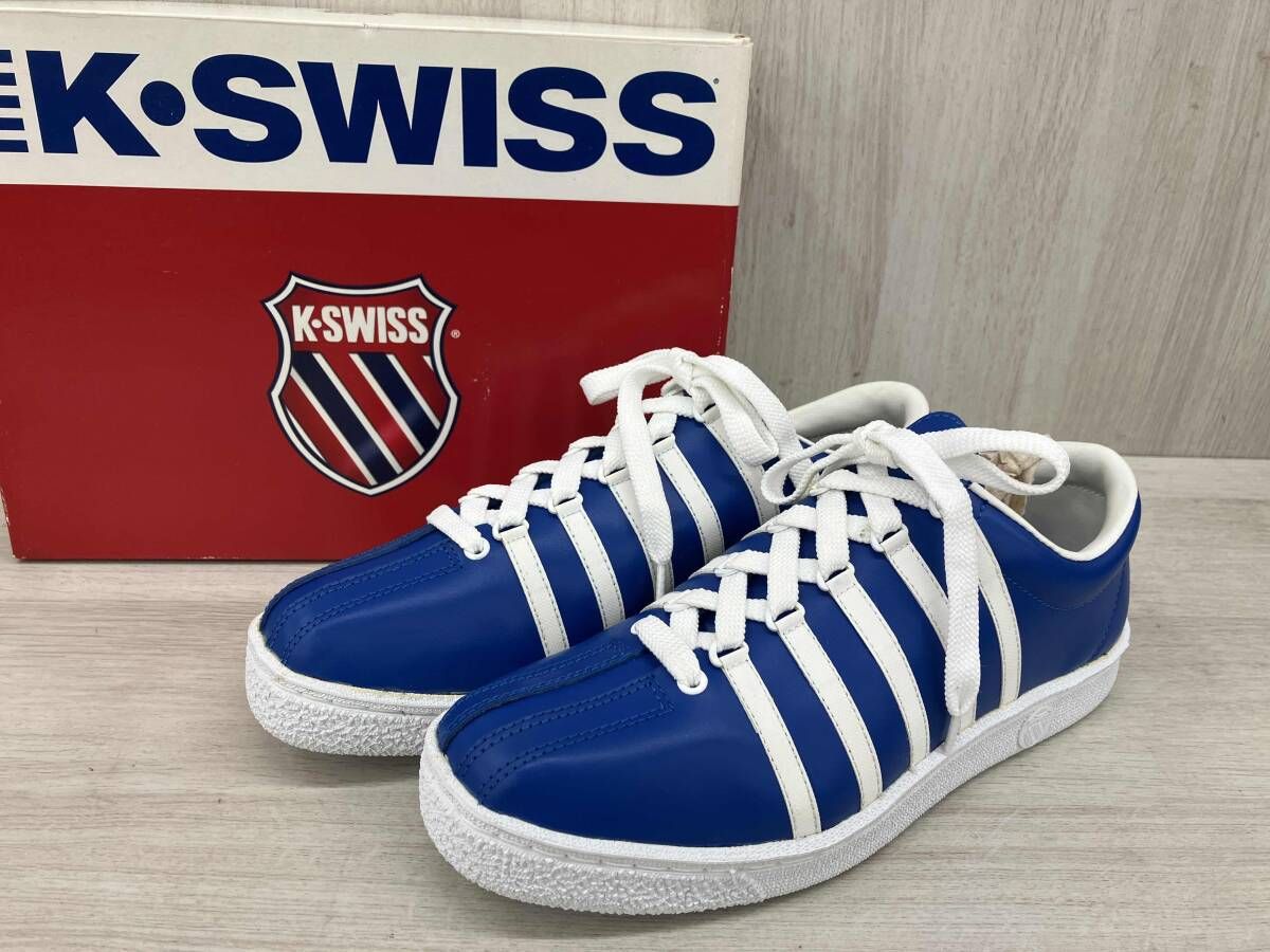 K•SWISS スニーカー 26cm ブルー Classic 0599J03 ケースイス - メルカリ
