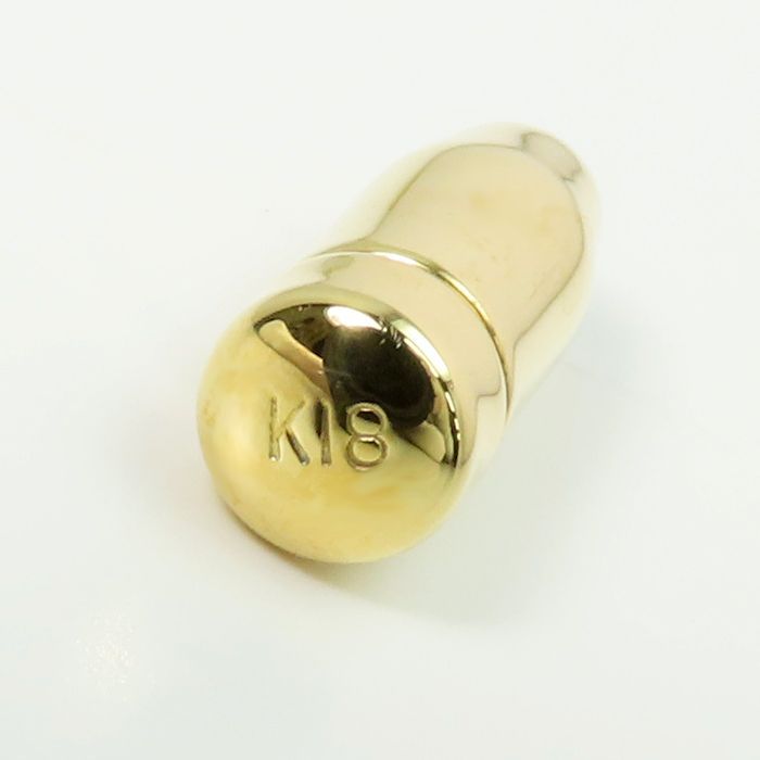 K18 パール ピンブローチ】約2.1g イルカ ドルフィン 18金イエロー