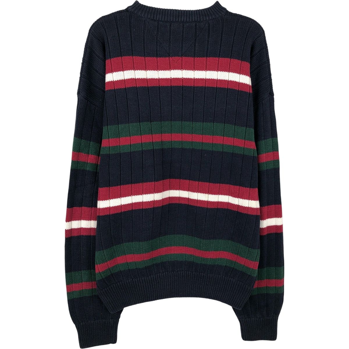 古着 90年代~ トミーヒルフィガー TOMMY HILFIGER マルチボーダー 