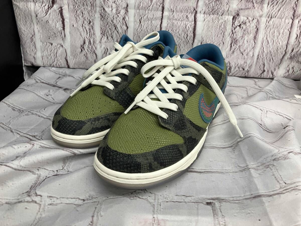 NIKE スニーカー D02160-335 Dunk Low Siempre Familia グリーン 28cm 