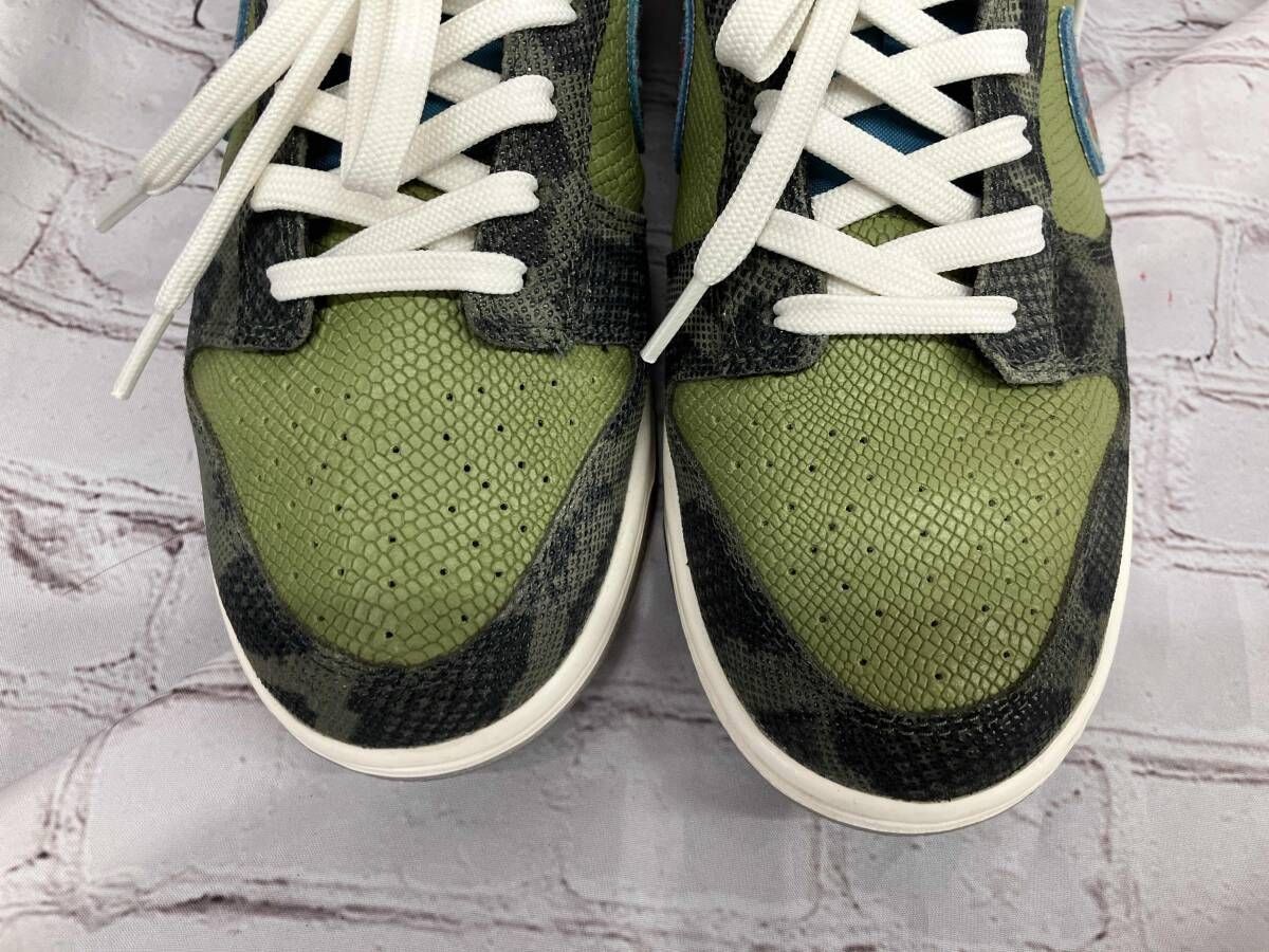 NIKE スニーカー D02160-335 Dunk Low Siempre Familia グリーン 28cm 