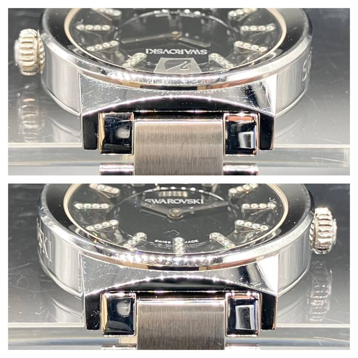 SWAROVSKI スワロフスキー 1047353 クォーツ 腕時計 箱有り - メルカリ