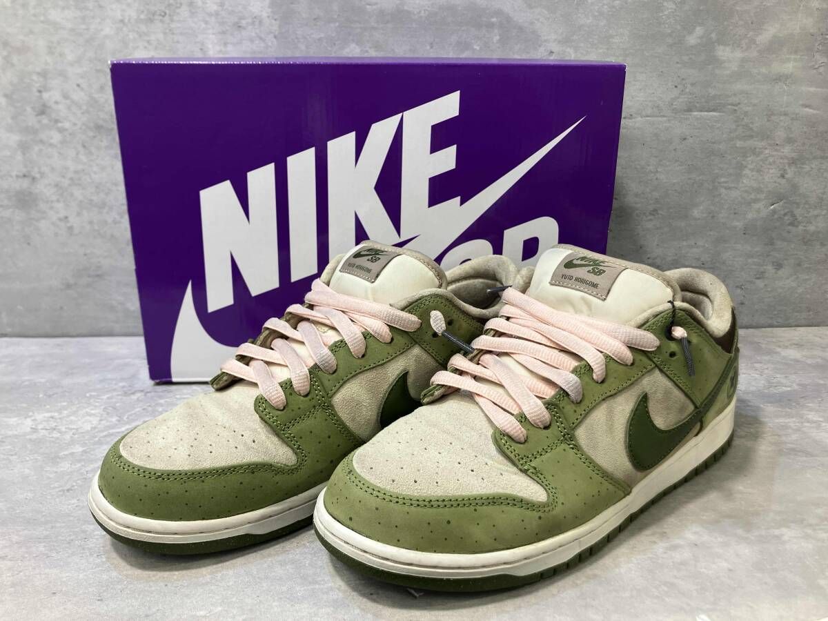 Yuto Horigome × NIKE スニーカー SB Dunk Low Matcha HF8022-300 SIZE 