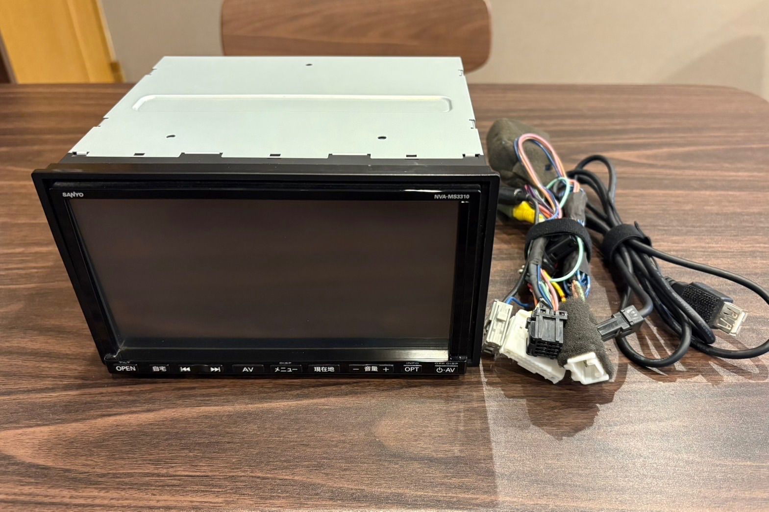 SANYO メモリーナビ NVA-MS3310 配線あり - メルカリ