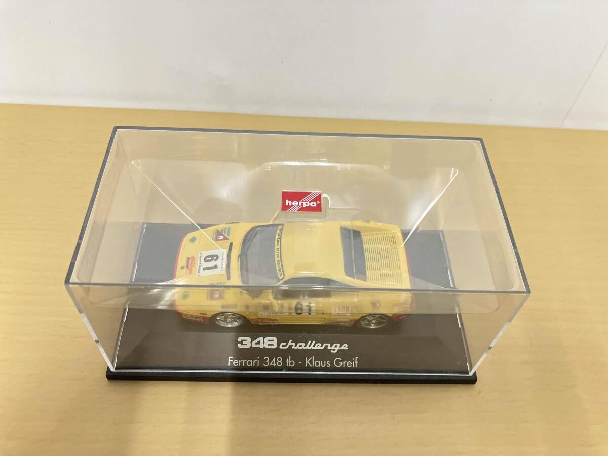 herpa ヘルパ 1/43 フェラーリ348 tb チャレンジ Klaus Greif - メルカリ