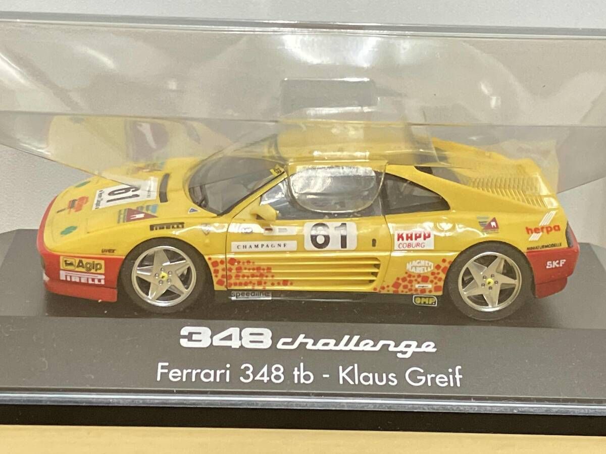 herpa ヘルパ 1/43 フェラーリ348 tb チャレンジ Klaus Greif - メルカリ