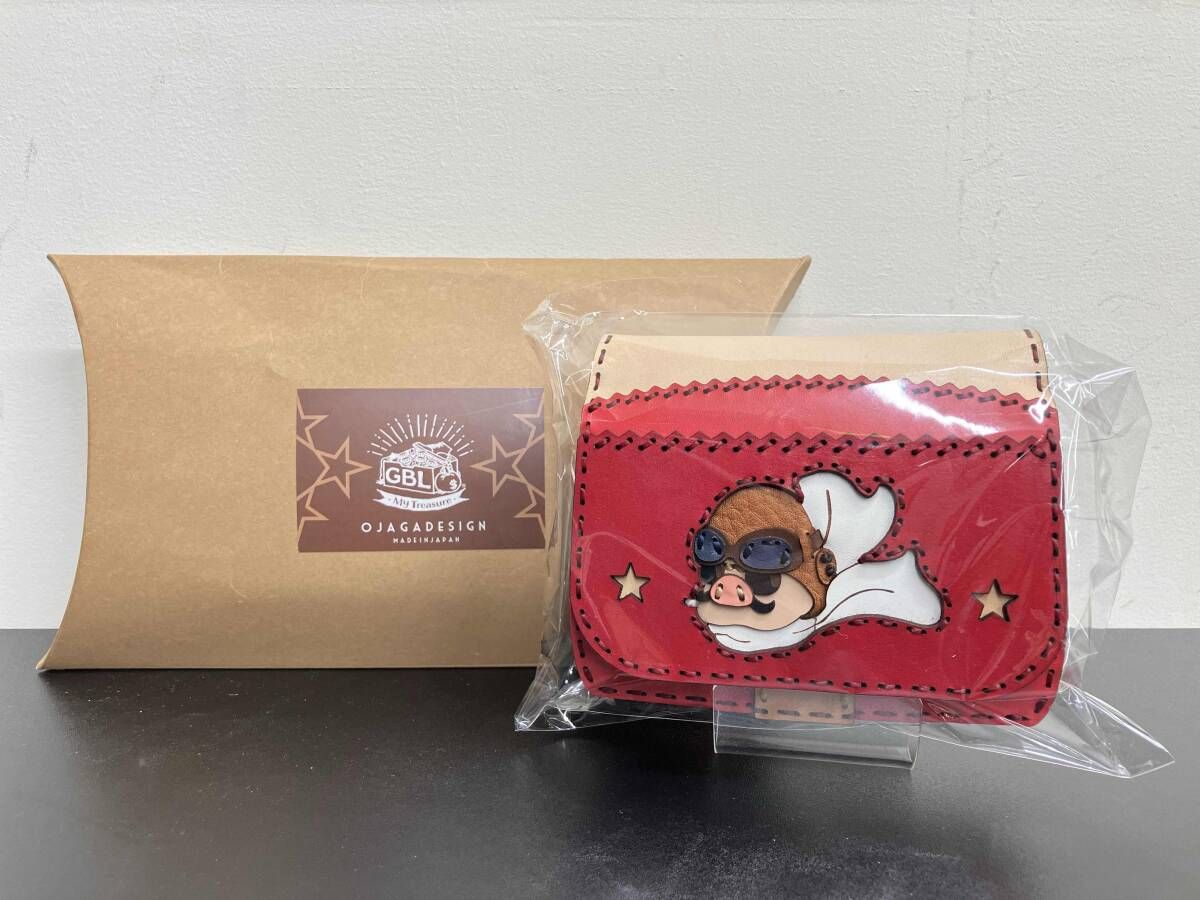 GBL×OJAGADESIGN オジャガデザイン 紅の豚 二つ折り財布 - メルカリ