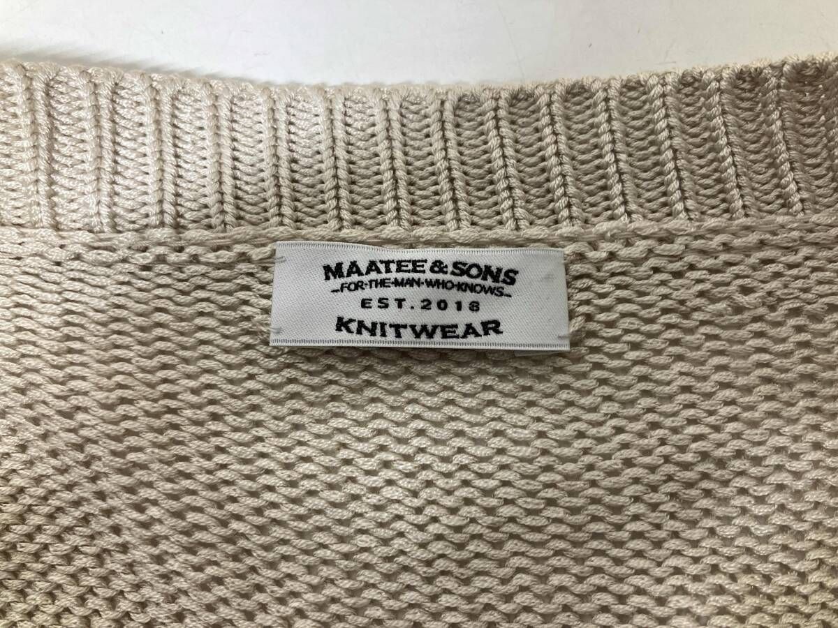 MATTE&SONS マーティーアンドサンズ NO/B CARDIGAN 長袖カーディガン 