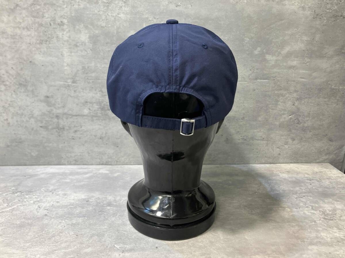 FLAT THIRTEEN キャップ ♭13ロゴ刺繍キャップ ネイビー フラット