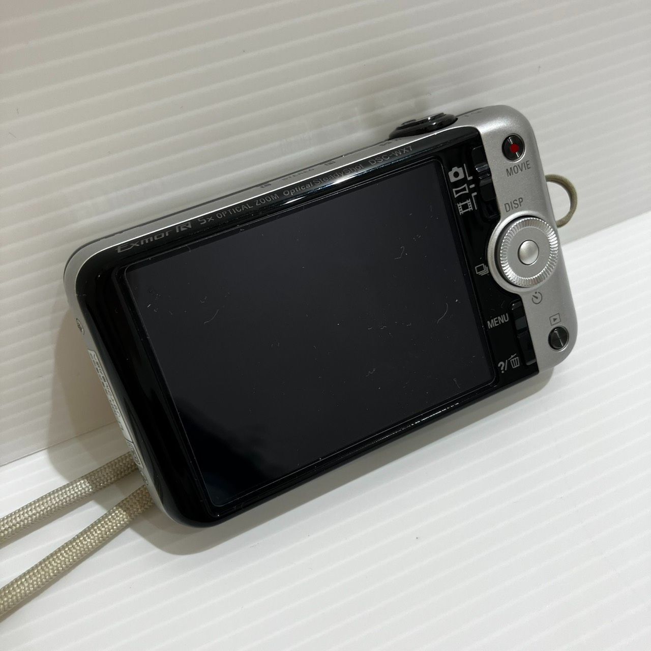 ☆【美品/動作確認済】SONY Cyber-shot DSC-WX7 シルバー デジカメ 取