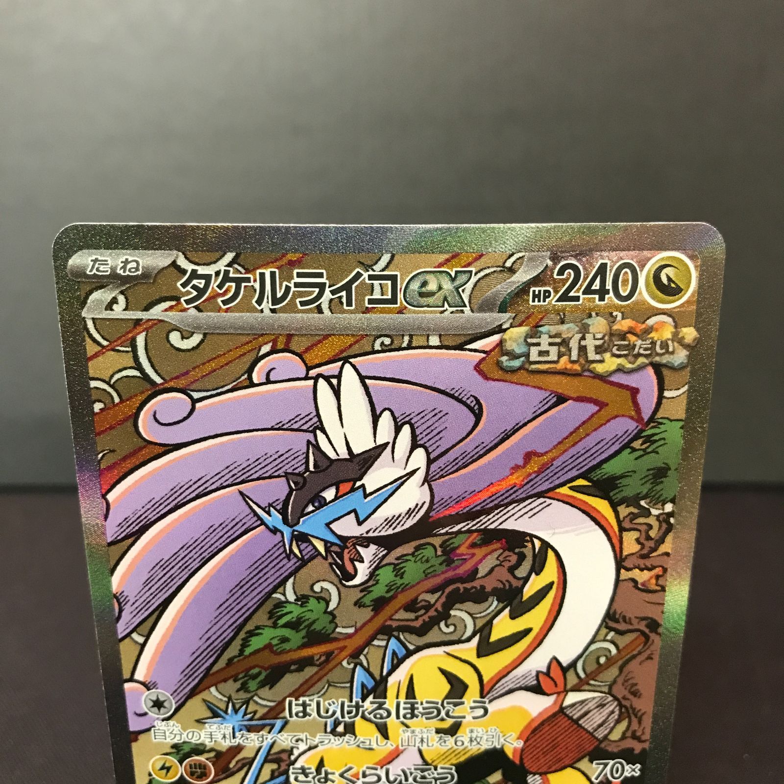 八戸第2-56-47】 ポケットモンスター ポケカ タケルライコex SV8a 222