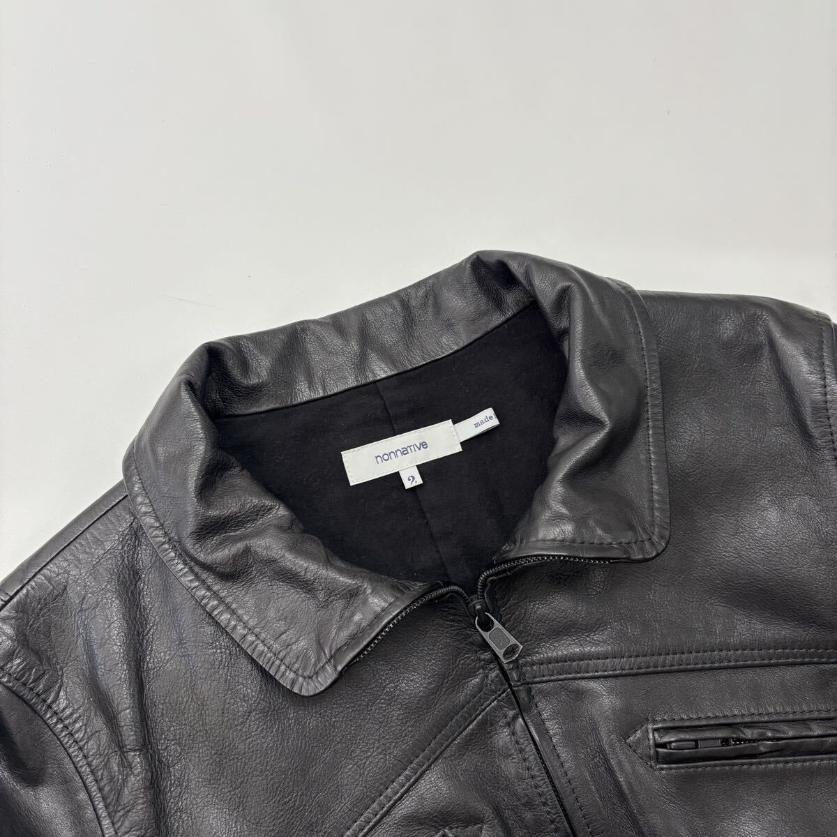 良品 nonnative ノンネイティブ DWELLER JACKET STEER HIDE レザー