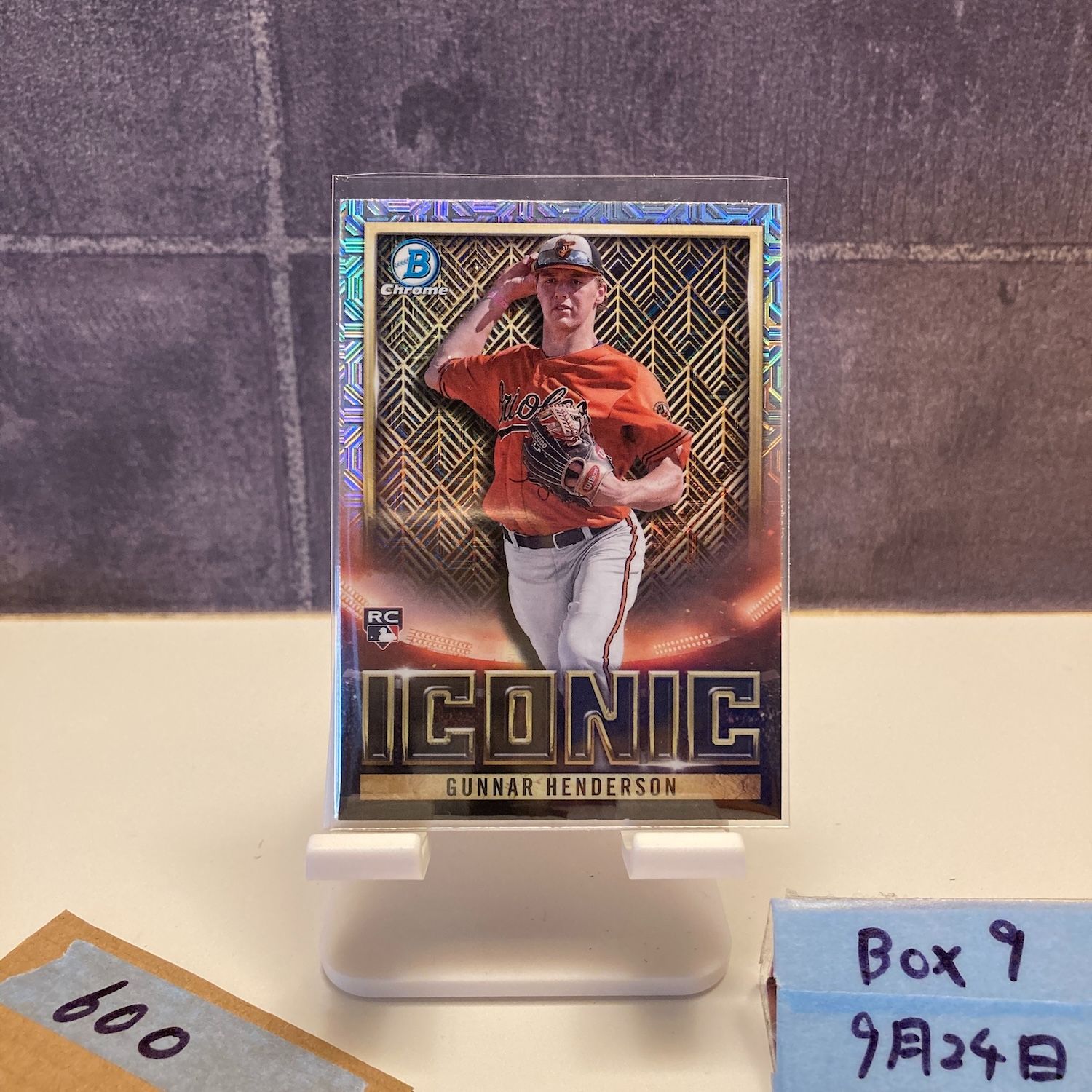 2023 Topps Gunnar Henderson Baltimore Orioles Iconic Mojo
