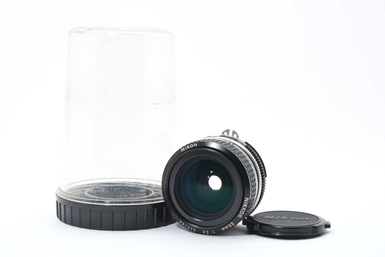 動作品】Nikon Ai NIKKOR 28mm F2.8 広角単焦点レンズ MF ニコンF