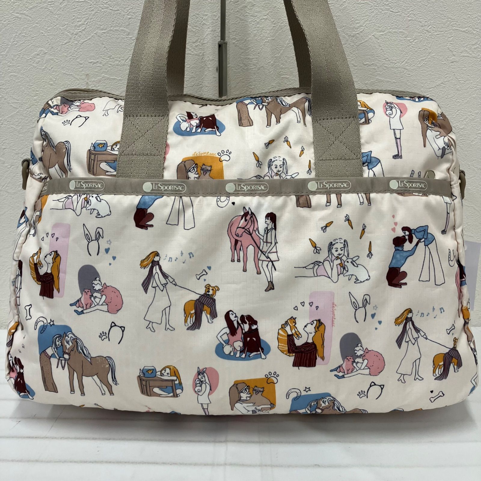 9699 LeSportsac レスポートサック ボストンバッグ 旅行 キャリーオン 