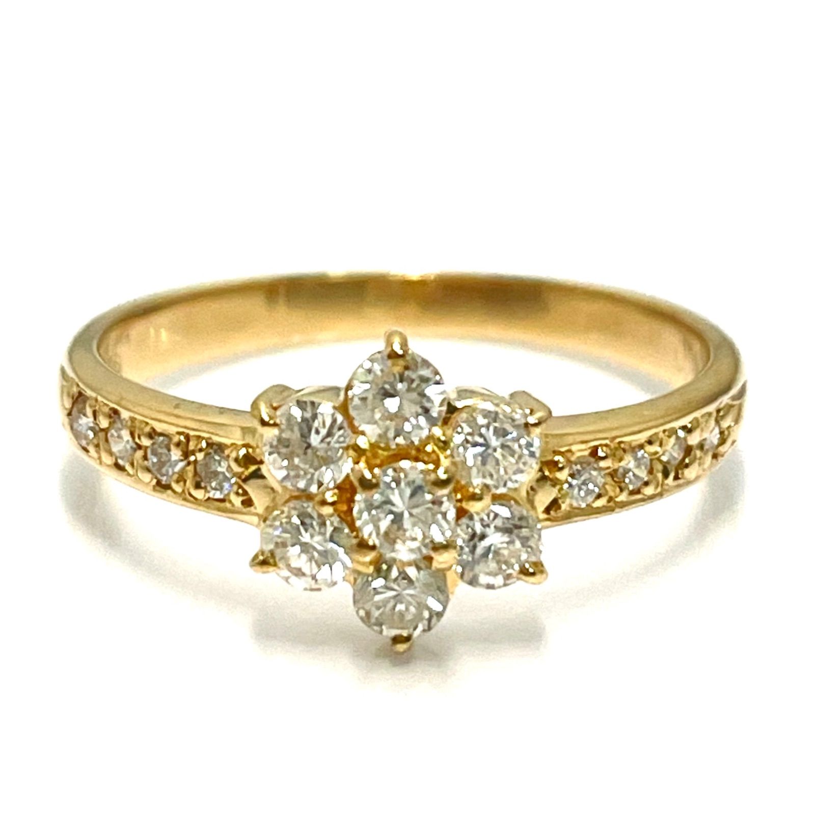 TASAKI / タサキ ダイヤリング フラワー K18YG 0.43ct 9号 - メルカリ