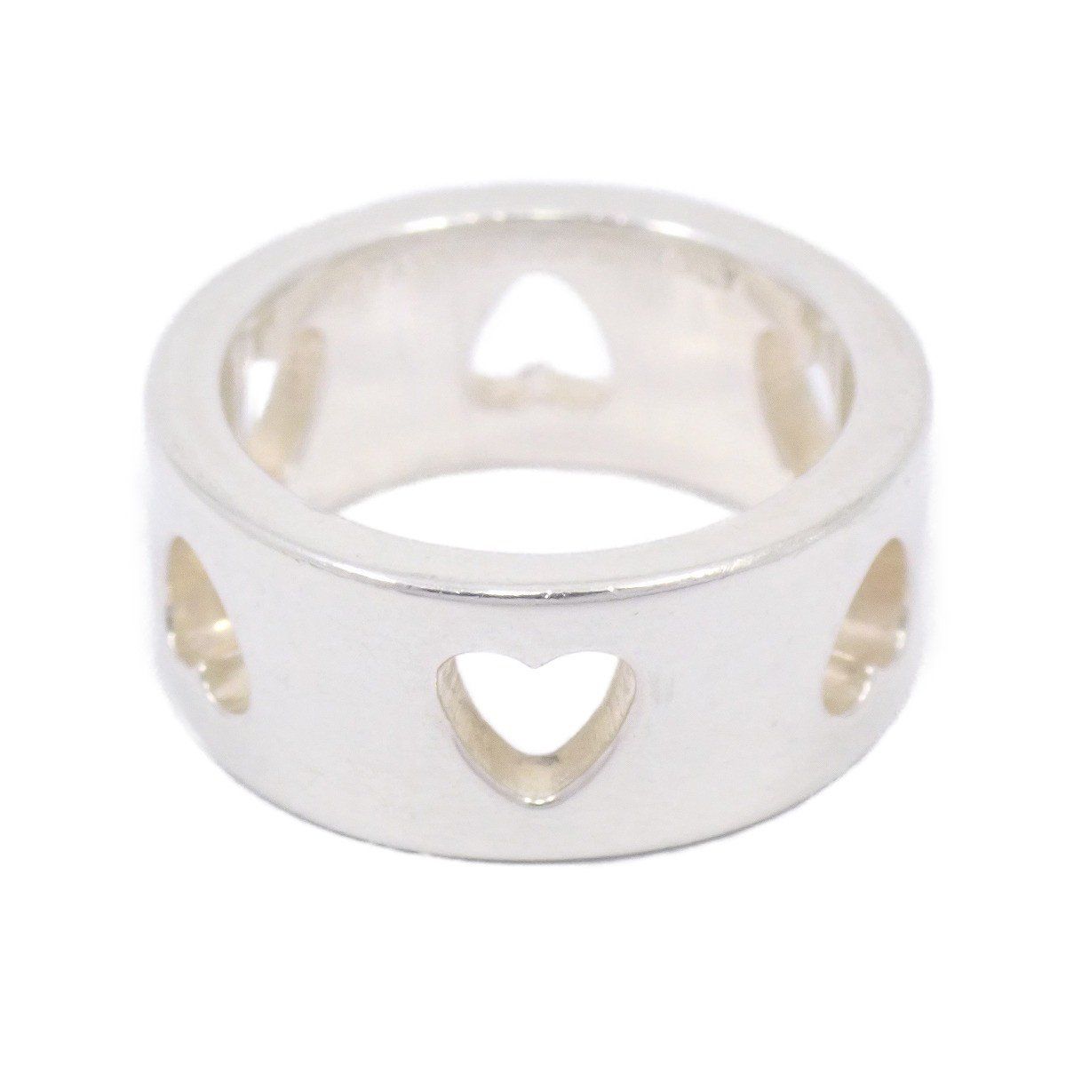 TIFFANY＆Co. ティファニー ステンシル ハート リング 指輪 シルバー