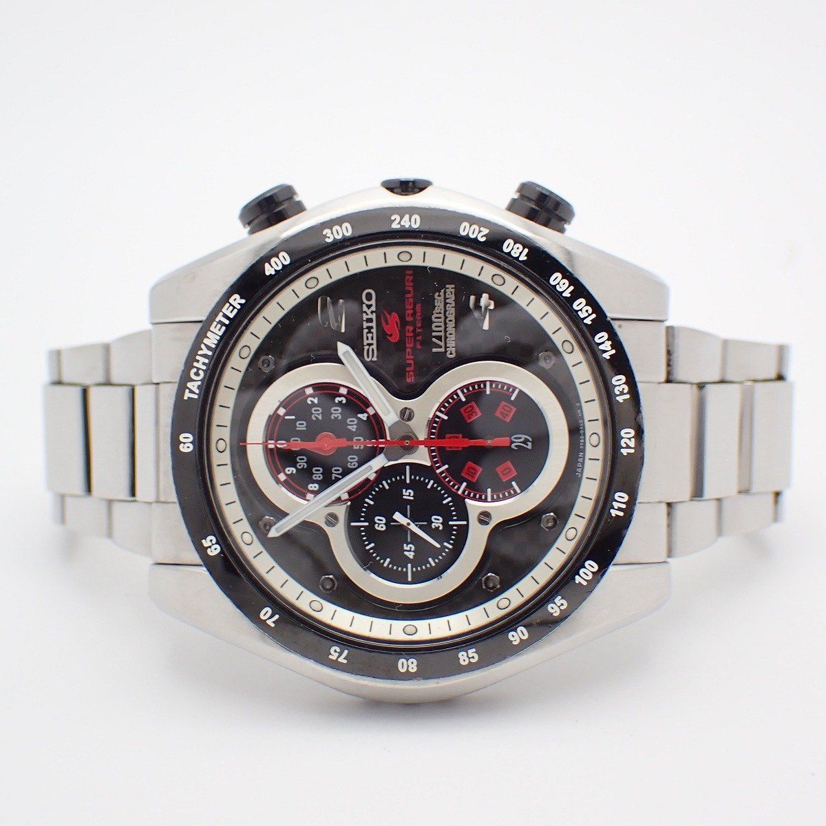 SEIKO イグニッション 7T82 1/100secクロノグラフ 中古美品 【公式通販】