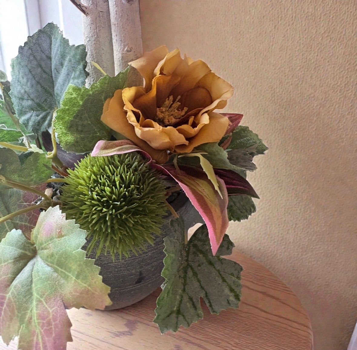 光触媒 人工観葉植物 ウォールグリーン フェイクグリーン 桜アレンジaj 