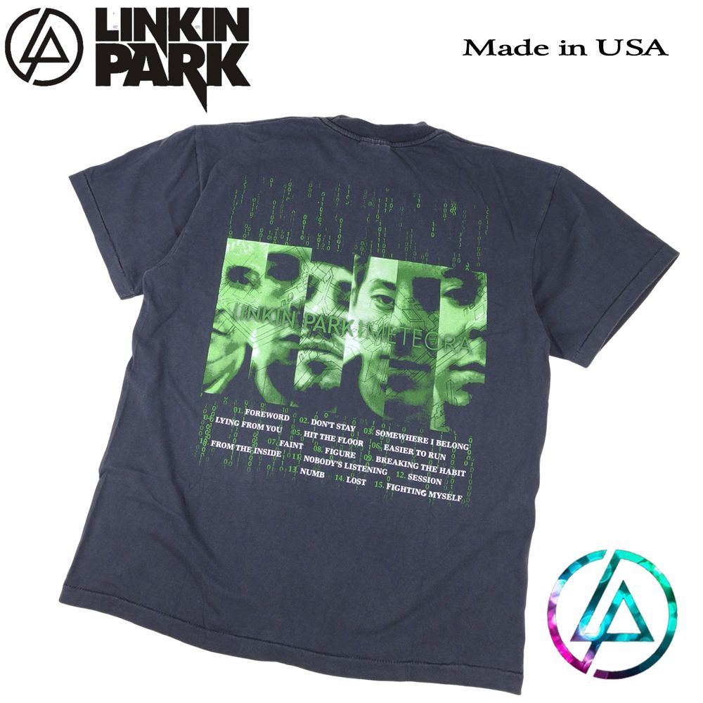 398 LINKIN PARK リンキンパーク Tシャツ アニメ 美品 USA製 ブラック