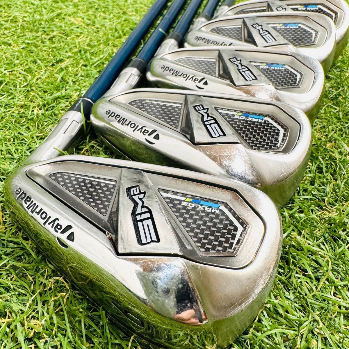 良品】初心者推奨 テーラーメイド シム2マックス メンズアイアンセット