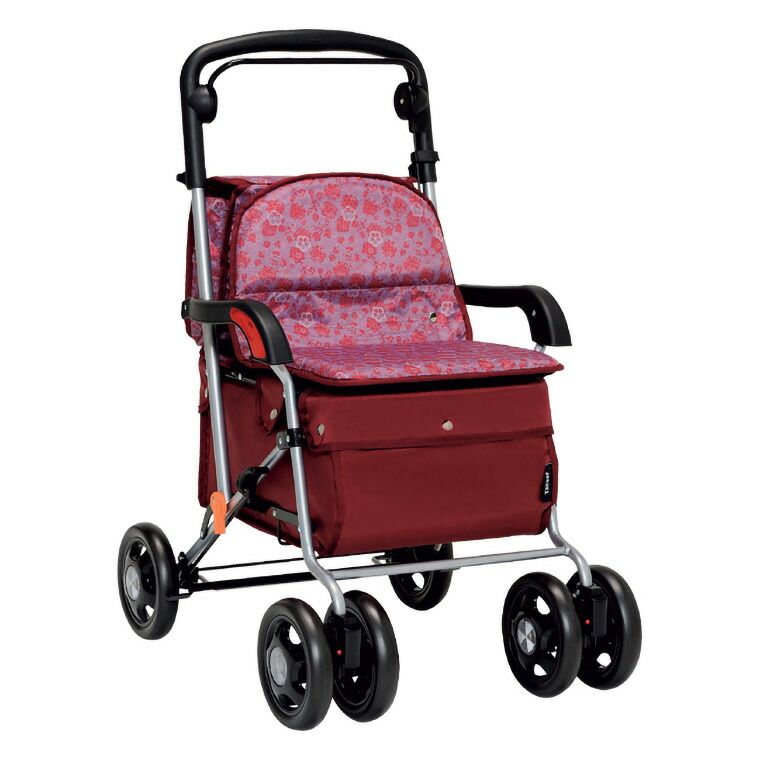歩行車 かわいい シルバーカー 新品 シルバーカー おしゃれ かわいい 人気 ボックスタイプ スタンダード カウートII カウート2 SIST04 幸和製作所 介護用 手押し車 老人 介護用品 座れる オシャレ ショッピングカート カート 歩行サポート シニア 傘スタンド 折り畳み