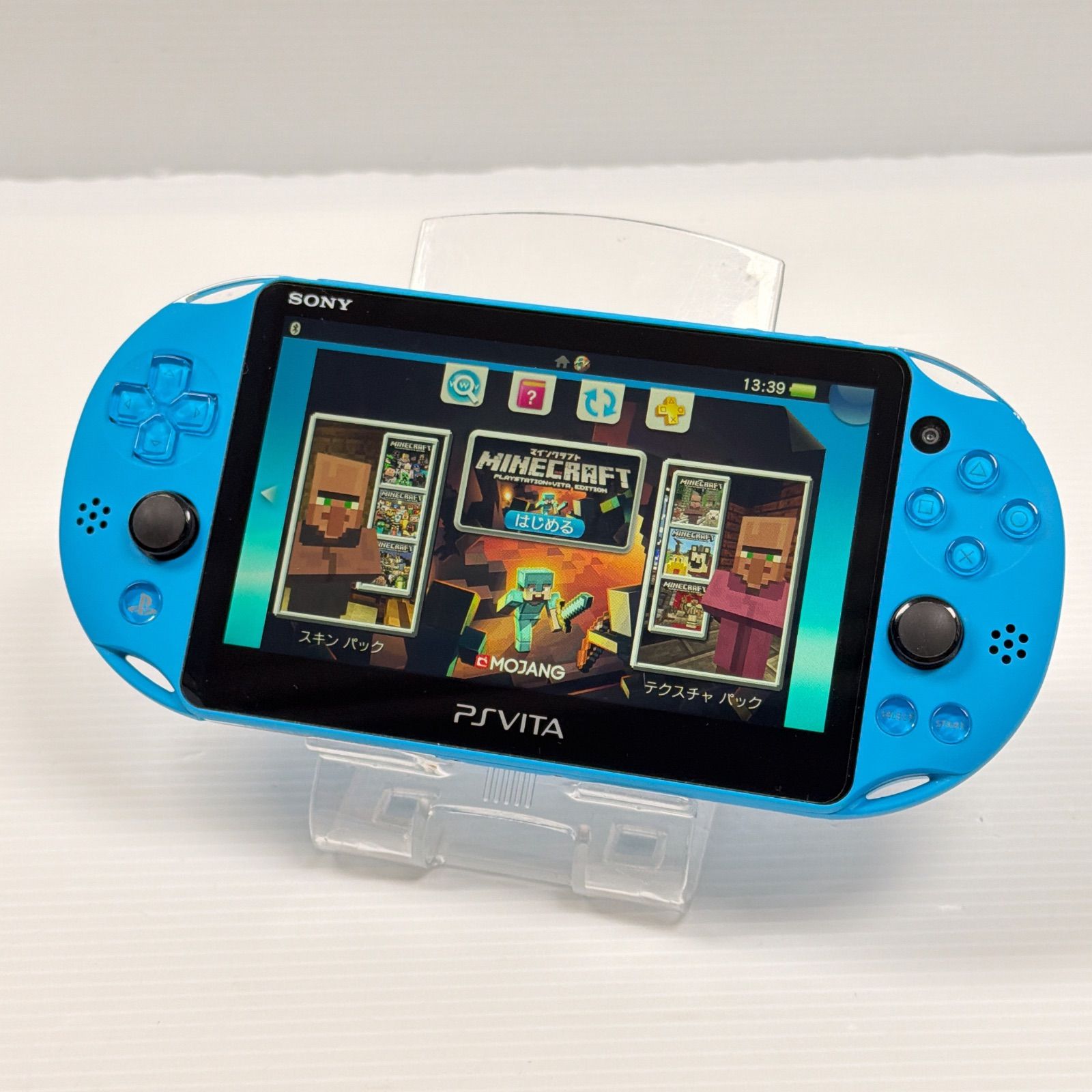 極美品 PSVITA PCH 2000 アクアブルー PlayStation Vita FW3.57 遊べる