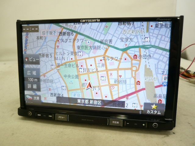 中古】 8V型 2025年版 カロッツェリア AVIC-RL09 メモリーナビ 地デジ