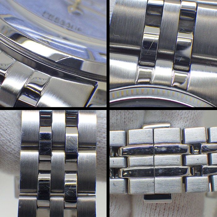 セイコー SEIKO 腕時計 プレサージュ SRRY049/4R35-06S0 4ポイント ダイヤインデックス ブルー文字盤 デイト SS 自動巻き 【箱・保付き】 【中古】 セイコー SEIKO 腕時計 プレサージュ SRRY049/4R35-06S0 4ポイント