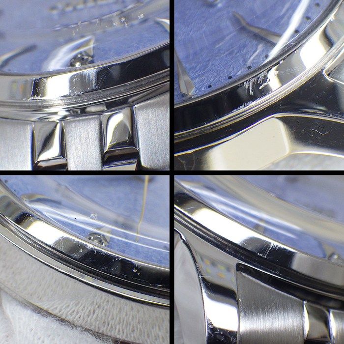 セイコー SEIKO 腕時計 プレサージュ SRRY049/4R35-06S0 4ポイント ダイヤインデックス ブルー文字盤 デイト SS 自動巻き 【箱・保付き】 【中古】 セイコー SEIKO 腕時計 プレサージュ SRRY049/4R35-06S0 4ポイント