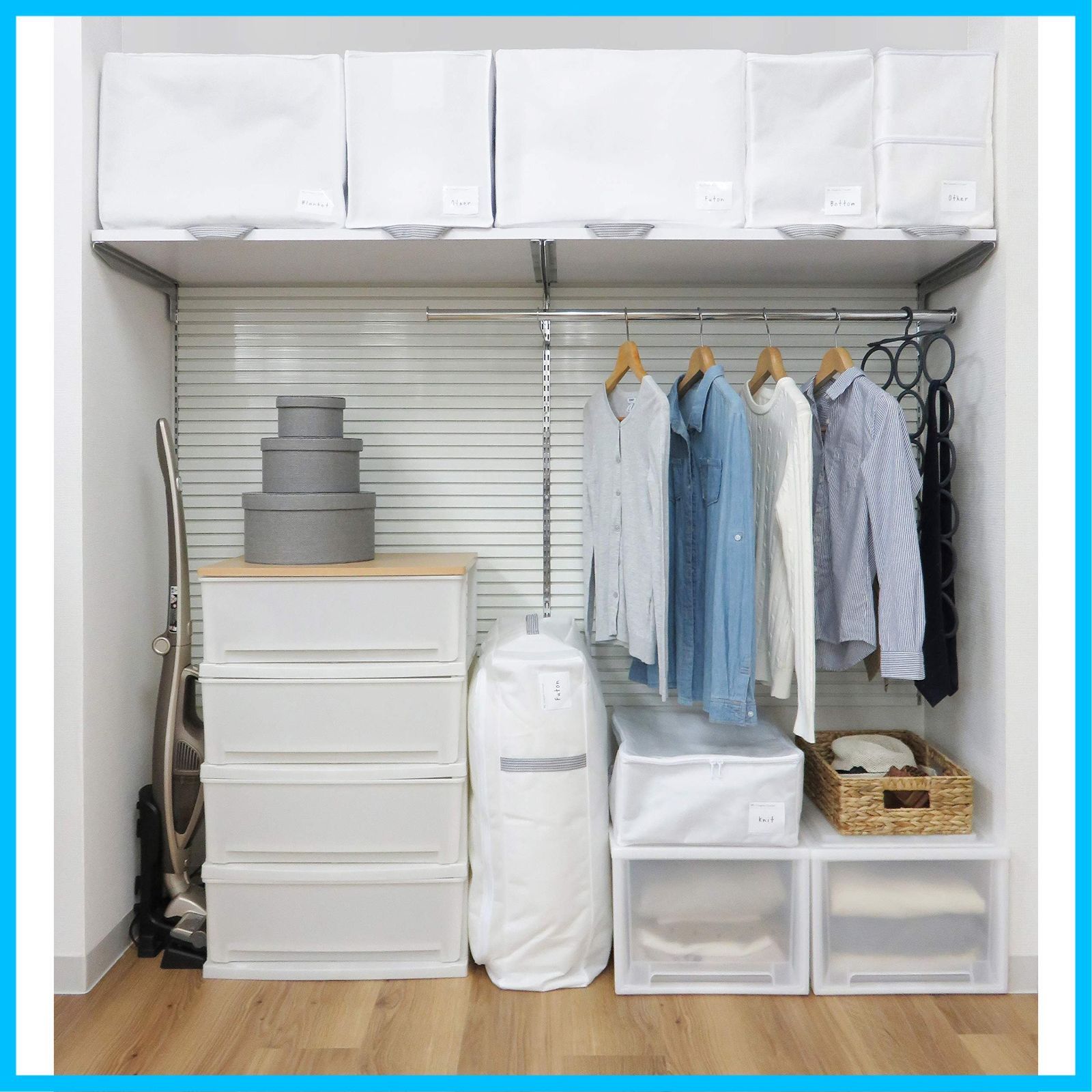 特価セール】ホワイト S クローゼット ベーシック 85697 MSC 収納袋 25