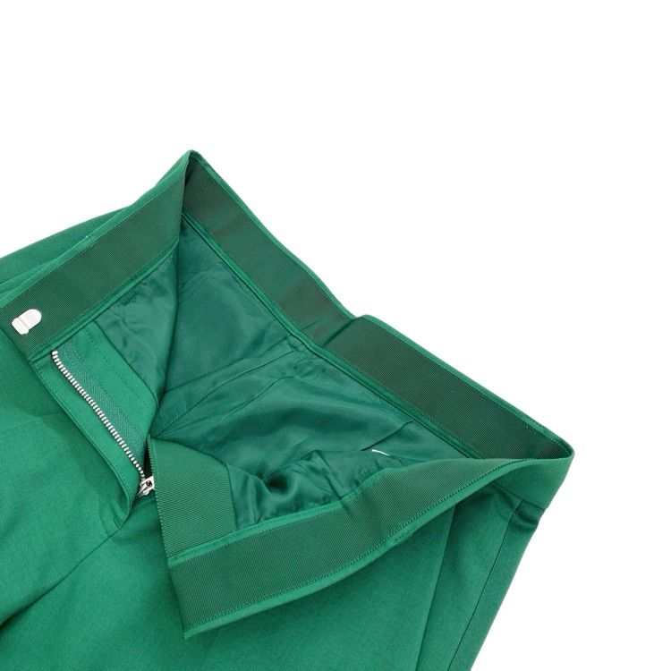 sacai サカイ Suiting Pants サイドラインスーチングパンツ グリーン 1